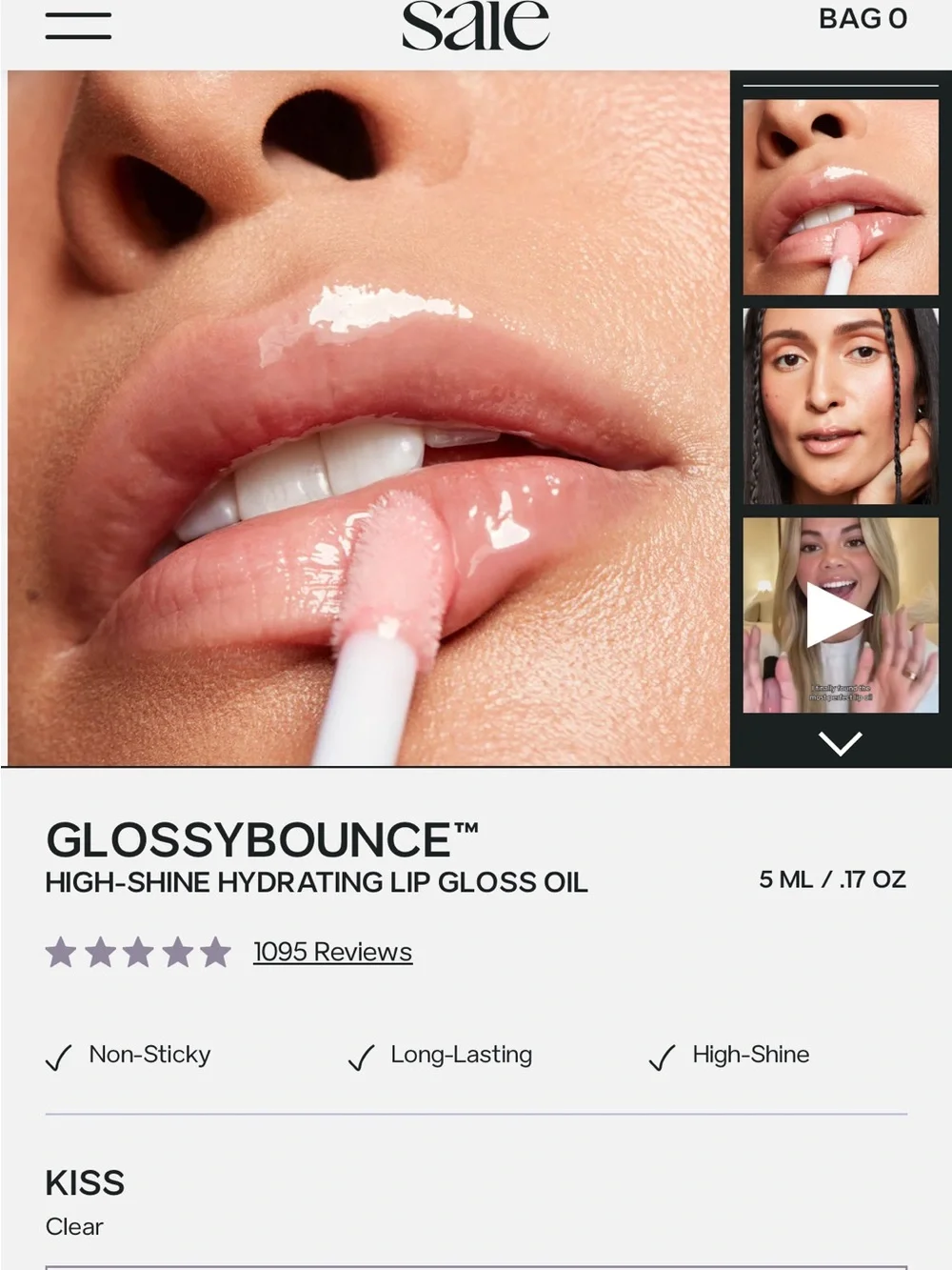 Saie Glossybounce - KISS